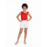 CONJUNTO NIÑA REF 5158 ROJO-BLANCO
