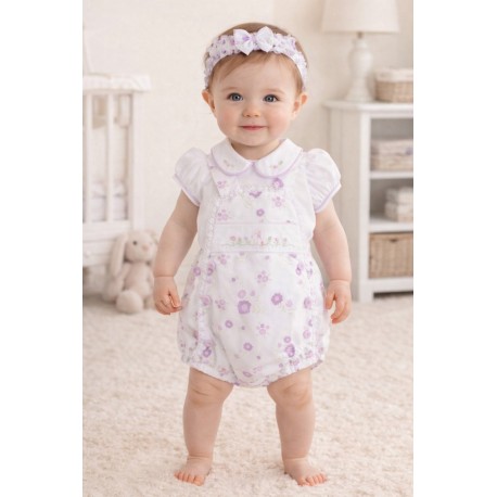 MAMELUCO BORDINO NIÑA REF 5997 LILA
