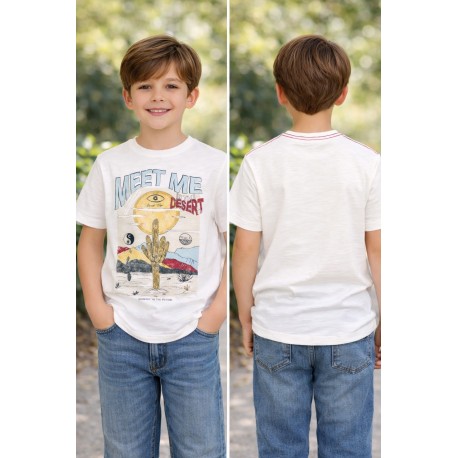 CAMISETA NIÑO REF 103-24022 CRUDO