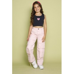 CROP TOP NIÑA REF 6266 MARFIL