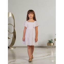 VESTIDO NIÑA REF 15411 BLANCO