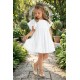 VESTIDO NIÑA REF 15411 BLANCO