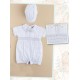 MAMELUCO BORDINO NIÑO REF 1272 BLANCO-GRIS