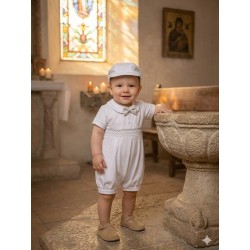 MAMELUCO BORDINO NIÑO REF 1272 BLANCO-GRIS