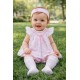 VESTIDO BORDINO NIÑA REF 6028 ROSADO