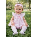VESTIDO BORDINO NIÑA REF 6028 ROSADO