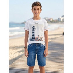 CAMISETA MILON NIÑO REF 15101 BLANCA