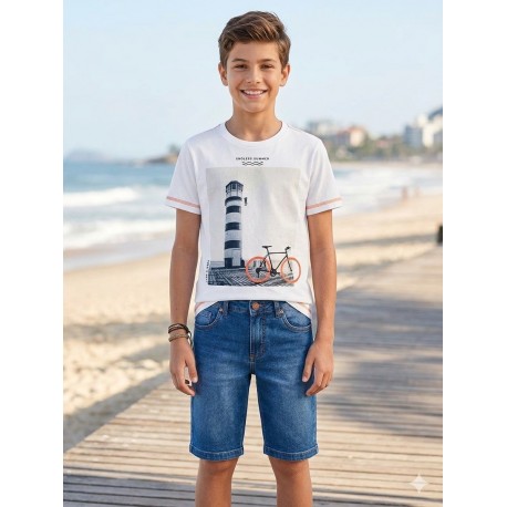 CAMISETA MILON NIÑO REF 15101 BLANCA