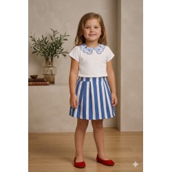 CONJUNTO MILON NIÑA REF 15008 AZUL