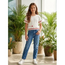 BLUSON MILON NIÑA REF 14984 ROJO