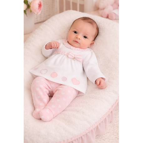 CONJUNTO POLAINA ROSADO NIÑA BABY MAYORAL REF 1559