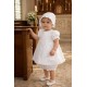 VESTIDO BORDINO NIÑA REF 6000 BLANCO