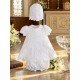 VESTIDO BORDINO NIÑA REF 6000 BLANCO