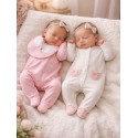 SET X 2 PELELES Y BABERO REF 2609 ROSA BABY