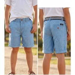 BERMUDA NIÑO ZIPPY REF 23017 CHAMBRAY