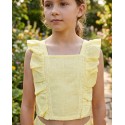 BLUSA ZIPPY NIÑA REF 23028 AMARILLA