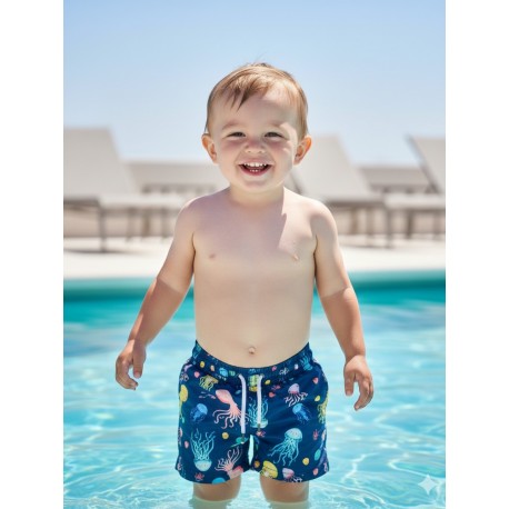 BERMUDA PLAYERA ZIPPY REF 23007 AZUL