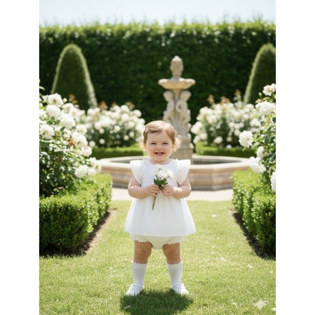 VESTIDO ZIPPY REF 23011 BLANCO