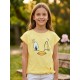 CAMISETA NIÑA REF 23035 AMARILLA