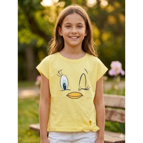 CAMISETA NIÑA REF 23035 AMARILLA