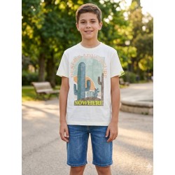 CAMISETA JUNIOR NIÑO REF 31F-1013 CRUDO