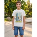 CAMISETA JUNIOR NIÑO REF 31F-1013 CRUDO