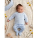 ZY CONJUNTO TRICOT REF 12V-8703ZY AZUL