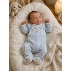 LOSAN PIJAMA DE TUNDOSADO REF 12V-P006AL CELESTE