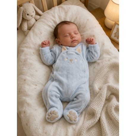 LOSAN PIJAMA DE TUNDOSADO REF 12V-P006AL CELESTE