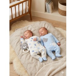 SET X 2 PELELES Y BABERO REF 2628 CIELO