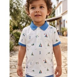POLO BABY NIÑO REF 1106 ESTAMPADO BARCOS