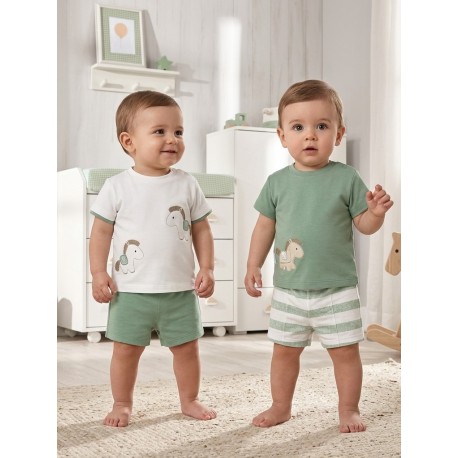 CONJUNTO X4 PIEZAS REF 1619 CIELO