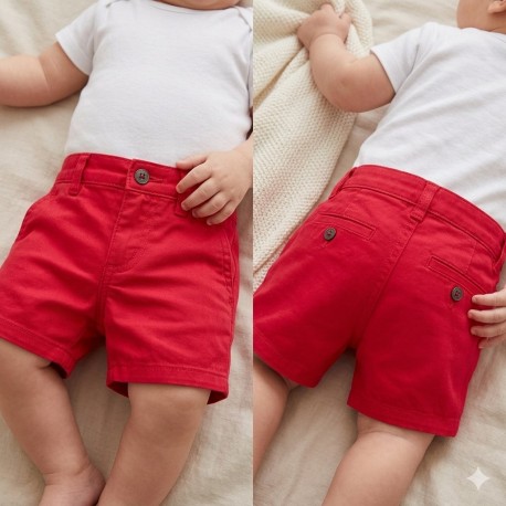 BERMUDA BABY NIÑO REF 207 ROJO