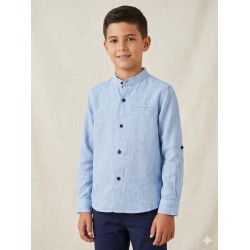 CAMISA MANGA LARGA REF 315-3790 AZUL