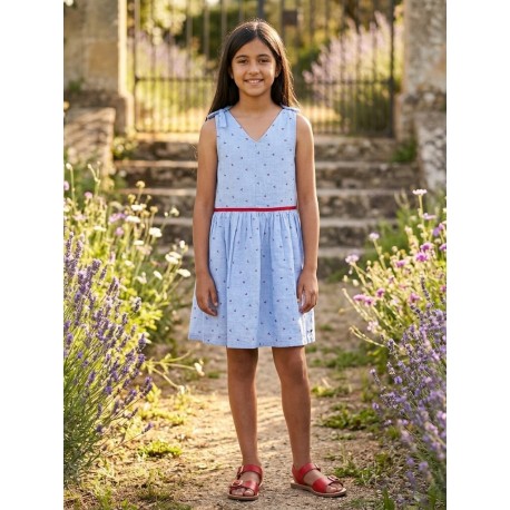 VESTIDO NIÑA REF 316-7783 AZUL