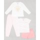 PIJAMA MANGA LARGA ZIPPY REF 23002 ROSADA