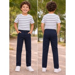 PANTALON JUNIOR NIÑO REF 530 MARINO