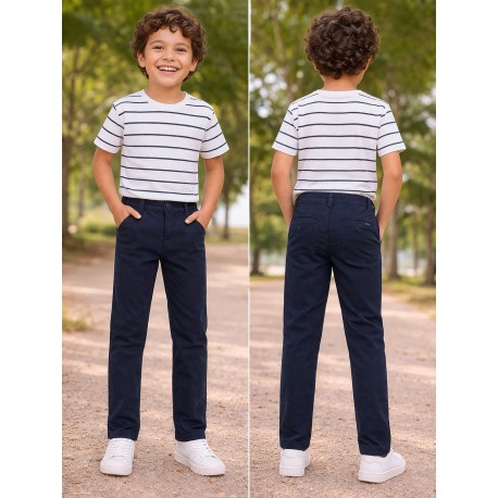 PANTALON JUNIOR NIÑO REF 530 MARINO