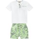 CONJUNTO MILON NIÑO REF 15053 BLANCO-VERDE