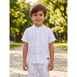 CAMISA MINI NIÑO REF 215-3791 BLANCO