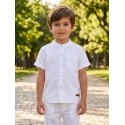 CAMISA MINI NIÑO REF 215-3791 BLANCO