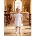 VESTIDO NIÑA REF 5921 BLANCO