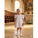 VESTIDO NIÑA REF 5850 BLANCO