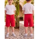 BERMUDA ZIPPY REF 215-9918ZT ROJO