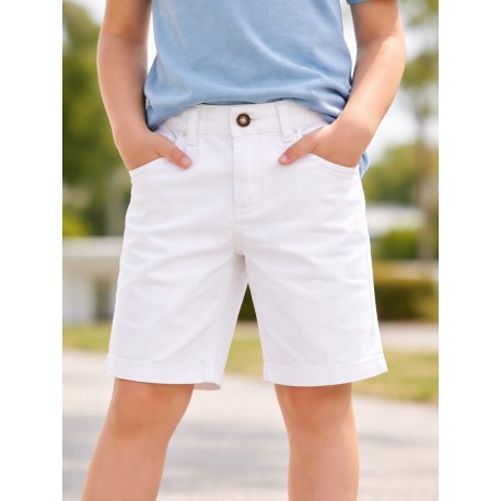 BERMUDA ZIPPY NIÑO REF 23034 BLANCO