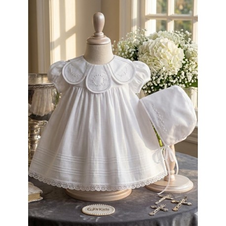 BORDINO VESTIDO NIÑA BAUTIZOS REF 5224