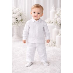 CONJUNTO NIÑO REF 1197-1 BLANCO-GRIS