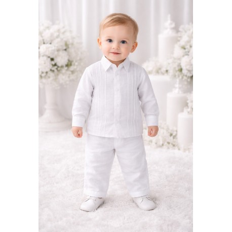 CONJUNTO NIÑO REF 1197-1 BLANCO-GRIS