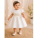VESTIDO BABY NIÑA REF 2820 CRUDO