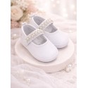 ZAPATO NIÑA REF 013 BLANCO PERLA